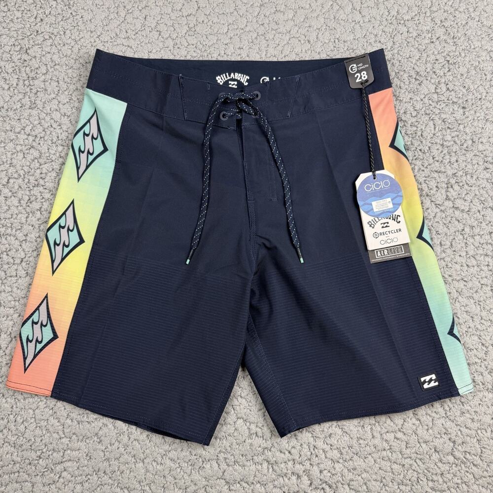 Billabong Recycler with Ciclo DBAH Airlite Mid Length Swim Boardshorts Men's 28